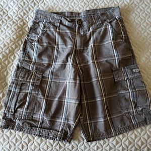 Mens Plaid Wrangler Shorts